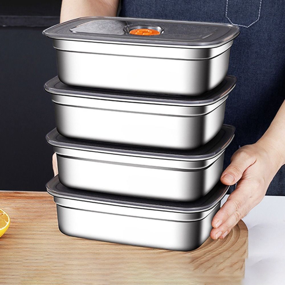 Portable Stainless Steel Prese - Kitchen Baking Tray Storage ulasan dan harga
