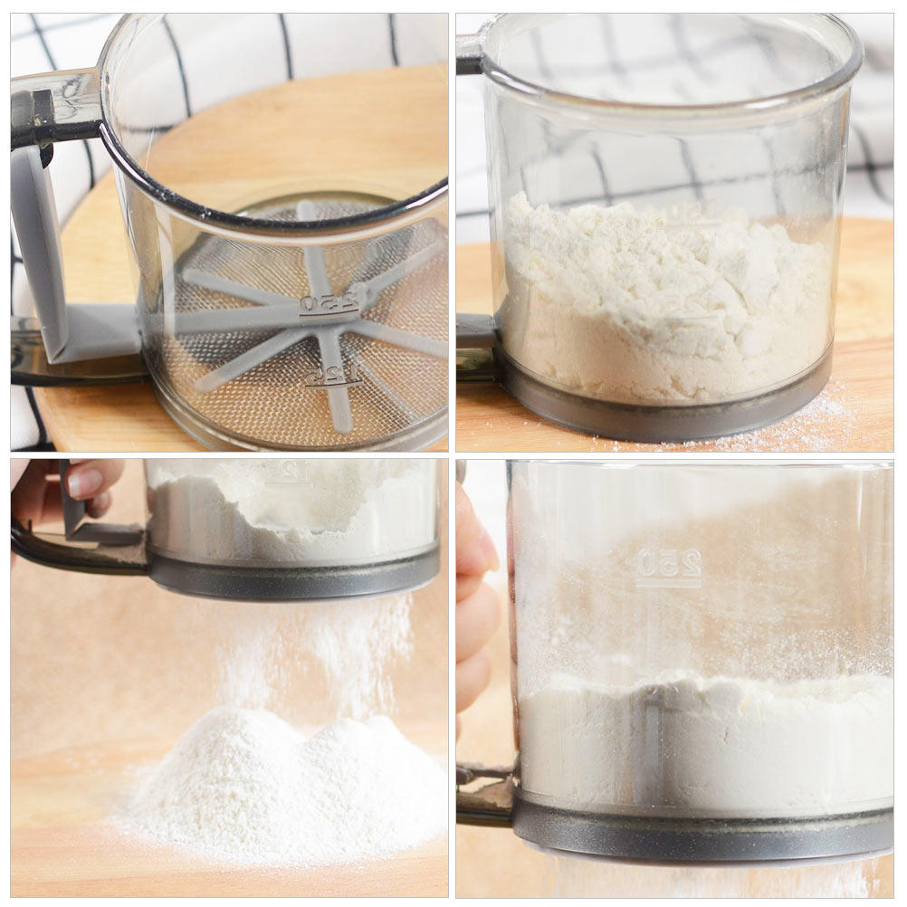Handheld Flour Sifter Mesh Sie - Baking Powder Kitchen ulasan dan harga