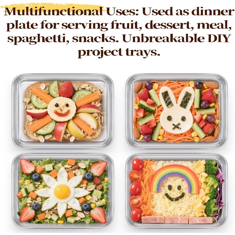 Metal Food Tray Plate Portable - Kitchen Baking Sheet Organizer ulasan dan harga