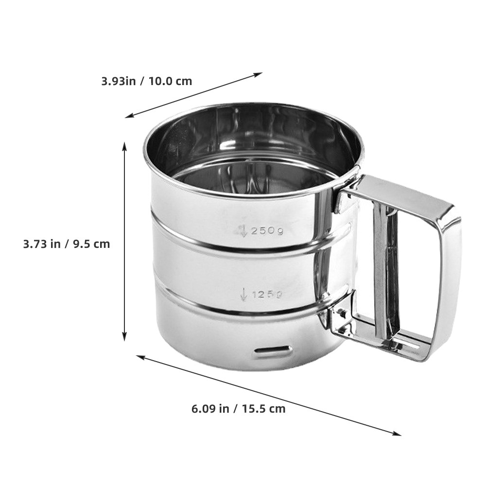 Kitchen Stainless Steel Flour  - Baking Powder Kitchen ulasan dan harga