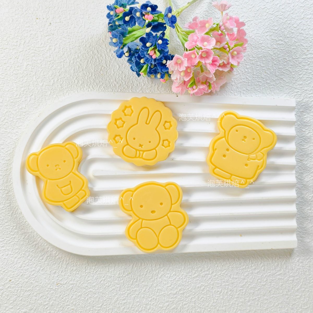 Cute 3D Press Cookie Mold with - Kitchen Baking Products ulasan dan harga
