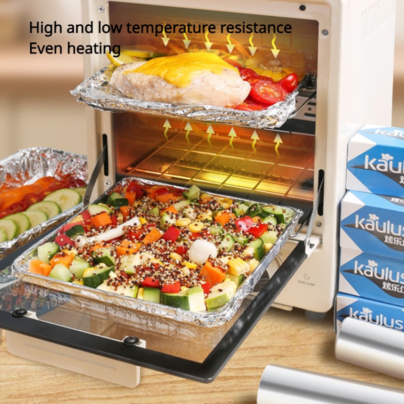 Zackoo 10/20/40M Aluminium Foi - Kitchen Paper For Baking ulasan dan harga