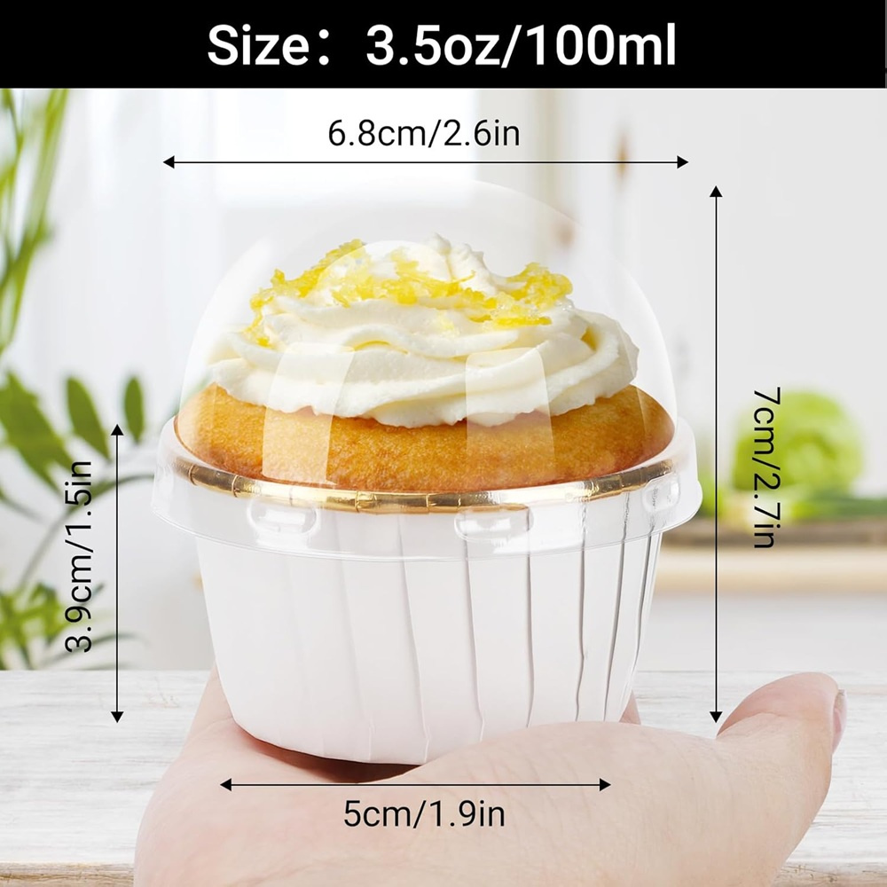 50 pcs Muffins Cup Paper Cupca - Kitchen Paper For Baking ulasan dan harga