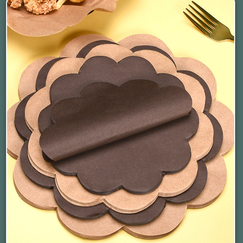100 Pcs Disposable lace Grease - Kitchen Paper For Baking ulasan dan harga