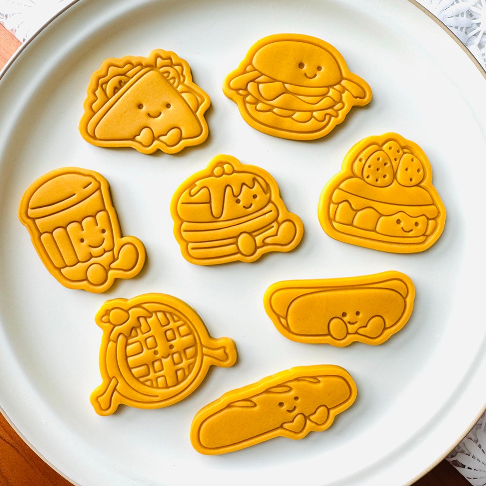Cute Burger Sandwich Cookie Cu - Kitchen Baking Products ulasan dan harga