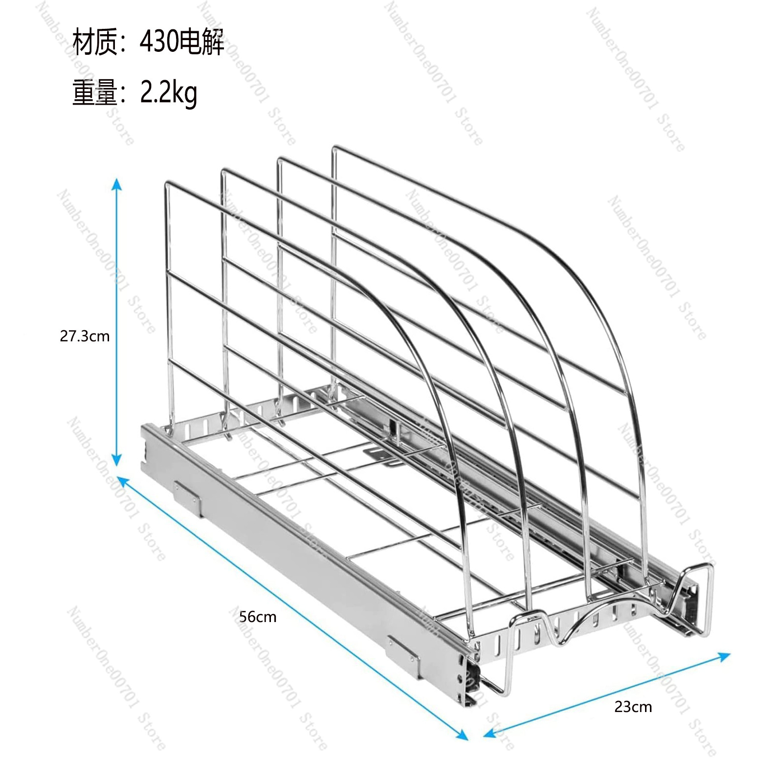 Slide-Out Kitchen Cabinet Orga - Kitchen Baking Sheet Organizer ulasan dan harga