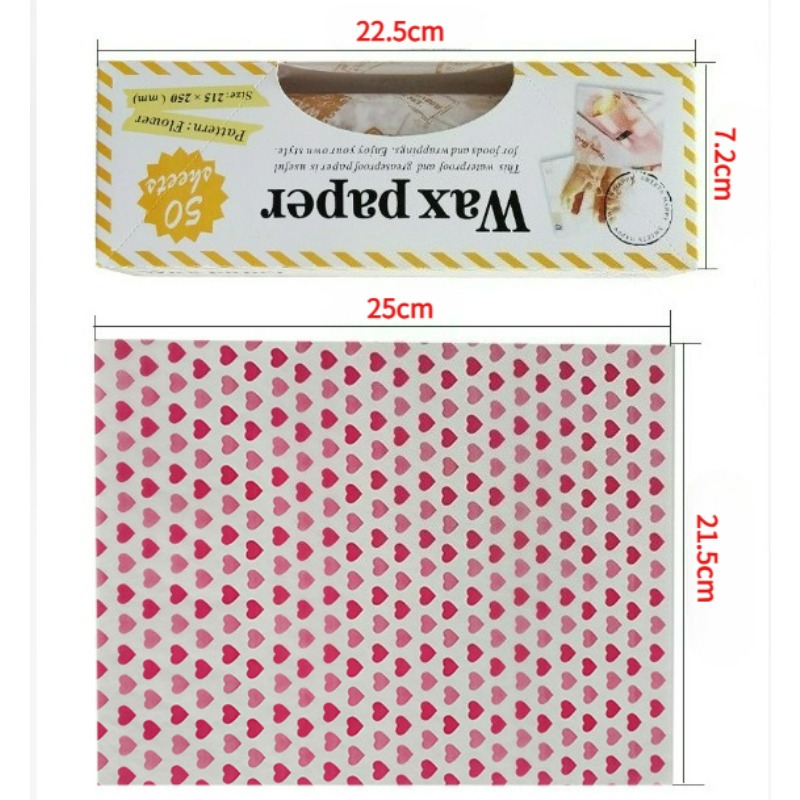50PCS Food Grade Greaseproof P - Kitchen Paper For Baking ulasan dan harga