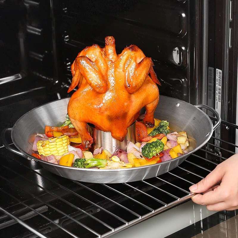 BBQ Stainless Steel Chicken Ho - Kitchen Baking Tray Organiser ulasan dan harga