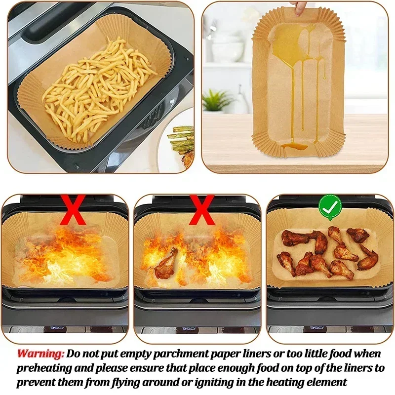Disposable Air Fryer Paper Non - Kitchen Paper For Baking ulasan dan harga