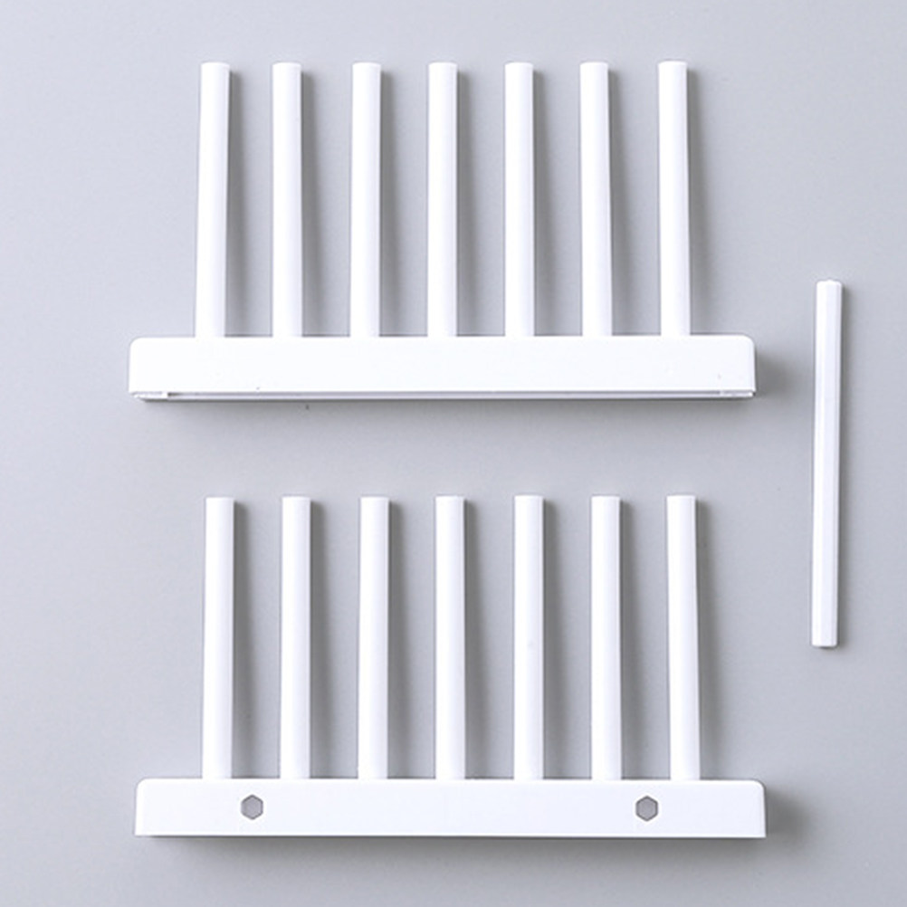 White Plastic Dish Rack Kitche - Kitchen Baking Sheet Organizer ulasan dan harga