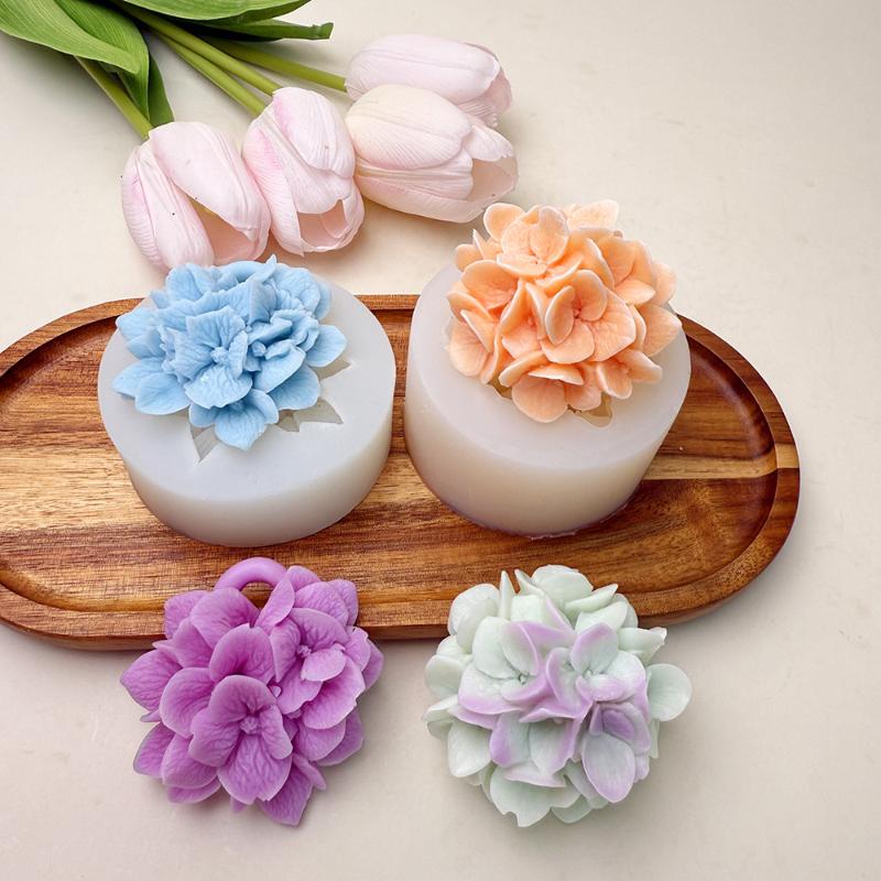●Hydrangea Flower Silicone Mol - Kitchen Appliances For Baking ulasan dan harga