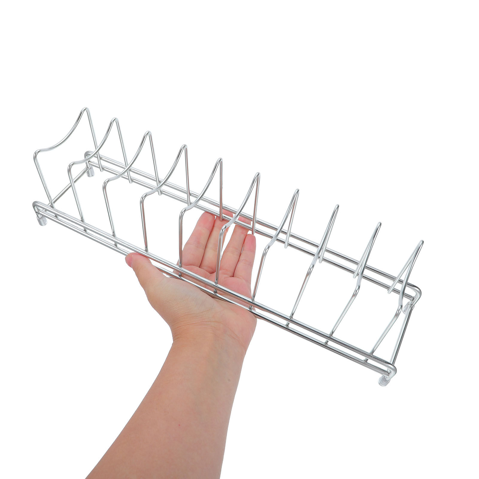 Stainless Pot Lid Organizer 9  - Kitchen Baking Sheet Organizer ulasan dan harga