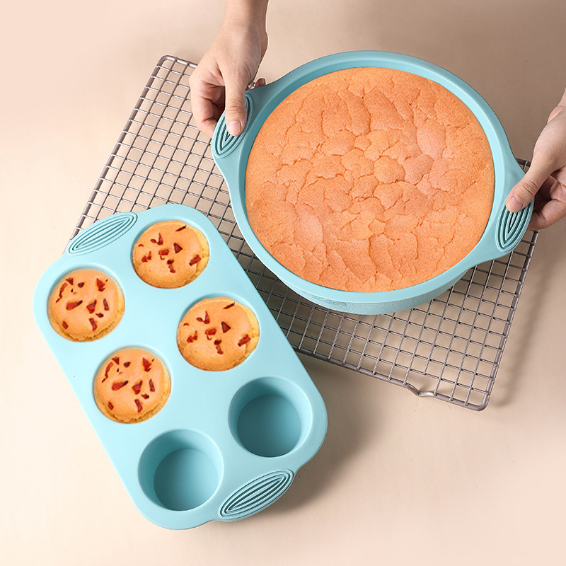 Silicone Cake Baking Mould Set - Kitchen Baking Ware ulasan dan harga