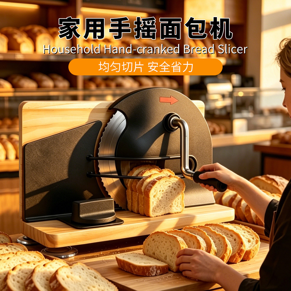 Bread Slicer Machine Manual Ad - Kitchen Baking Machine ulasan dan harga