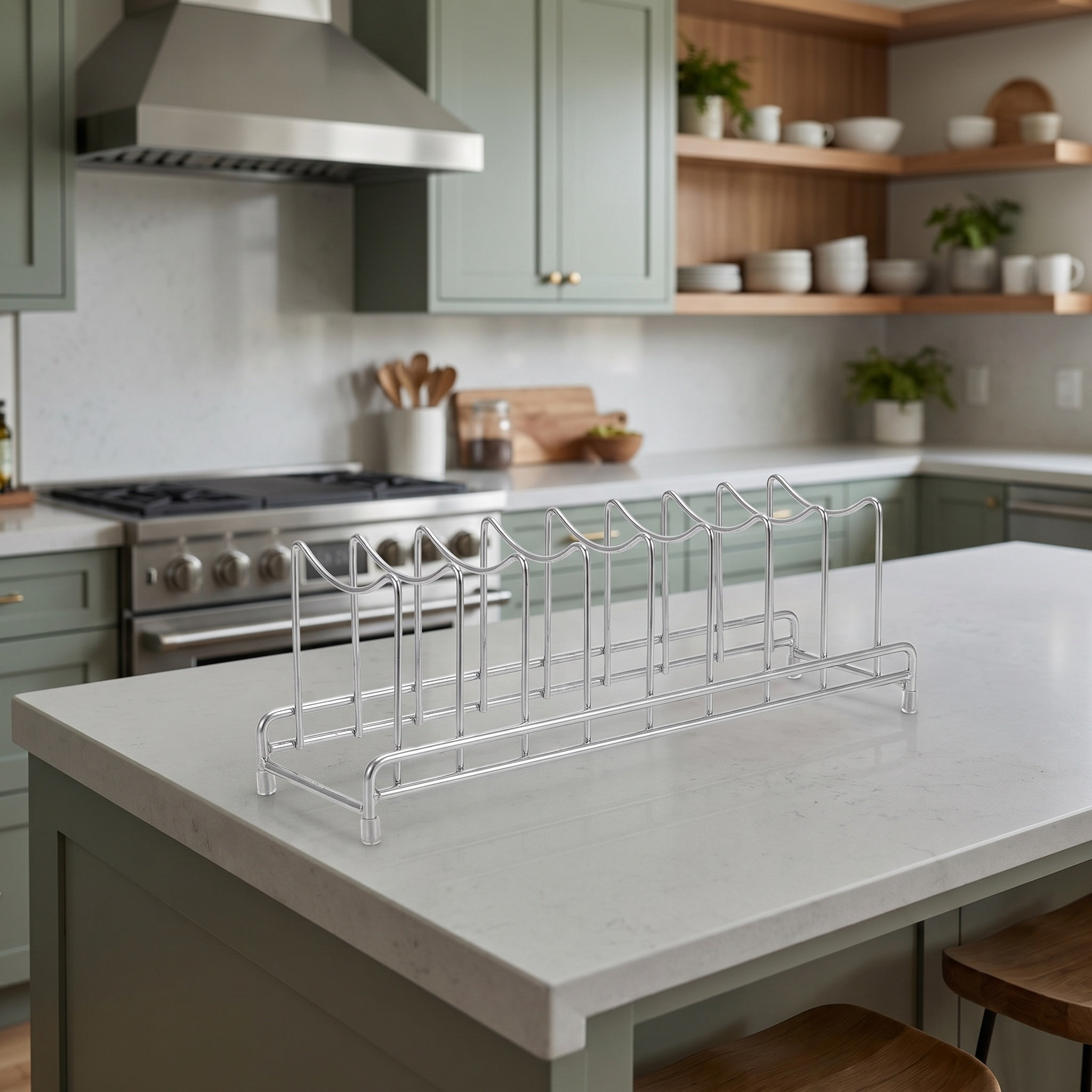 Stainless Steel 9 Section Pot  - Kitchen Baking Sheet Organizer ulasan dan harga