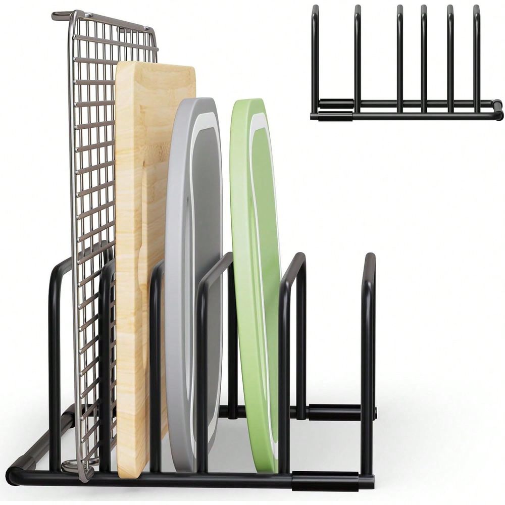 Black Cutting Board Organizer  - Kitchen Baking Sheet Organizer ulasan dan harga