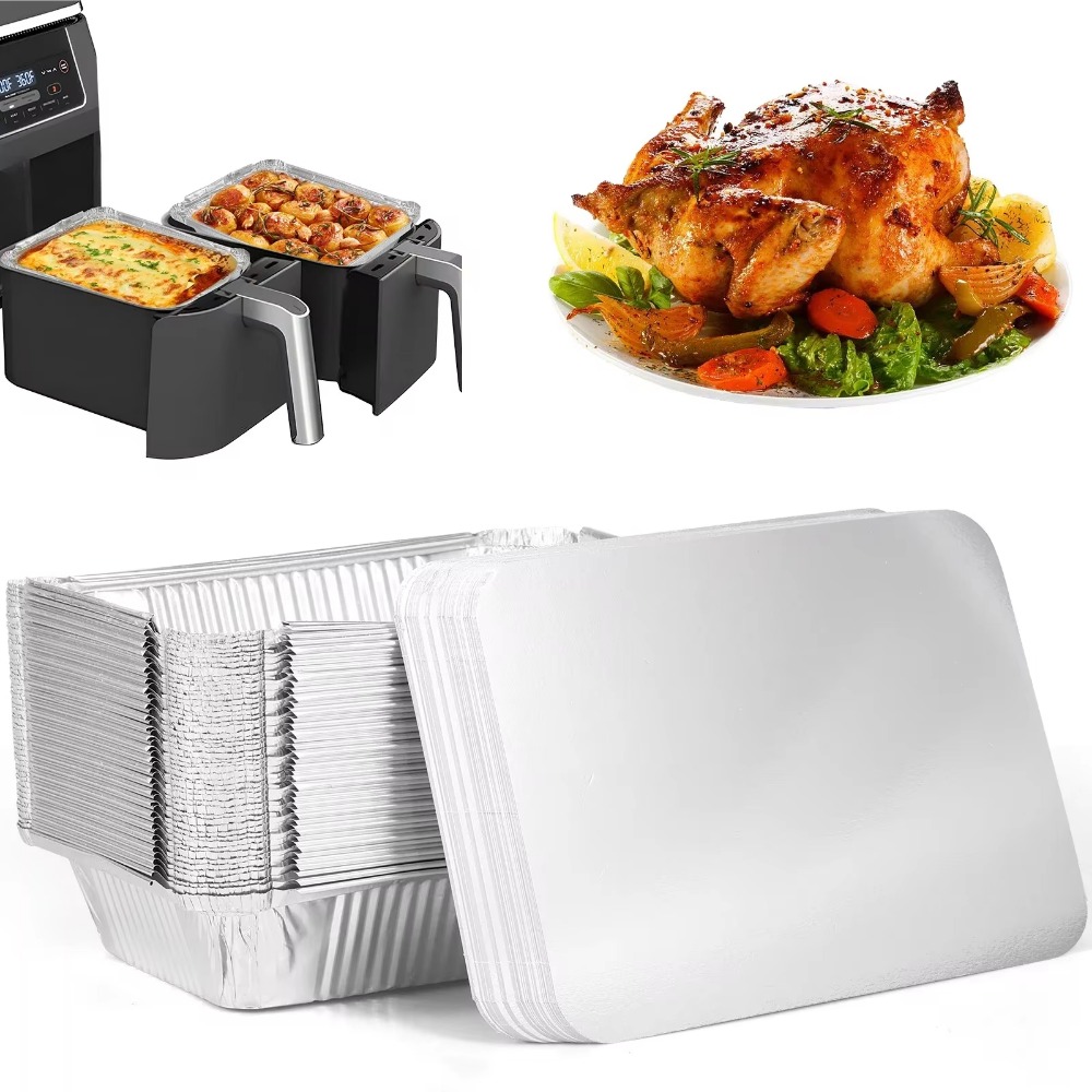 10PCS Disposable Aluminum Foil - Kitchen Baking Tray Storage ulasan dan harga