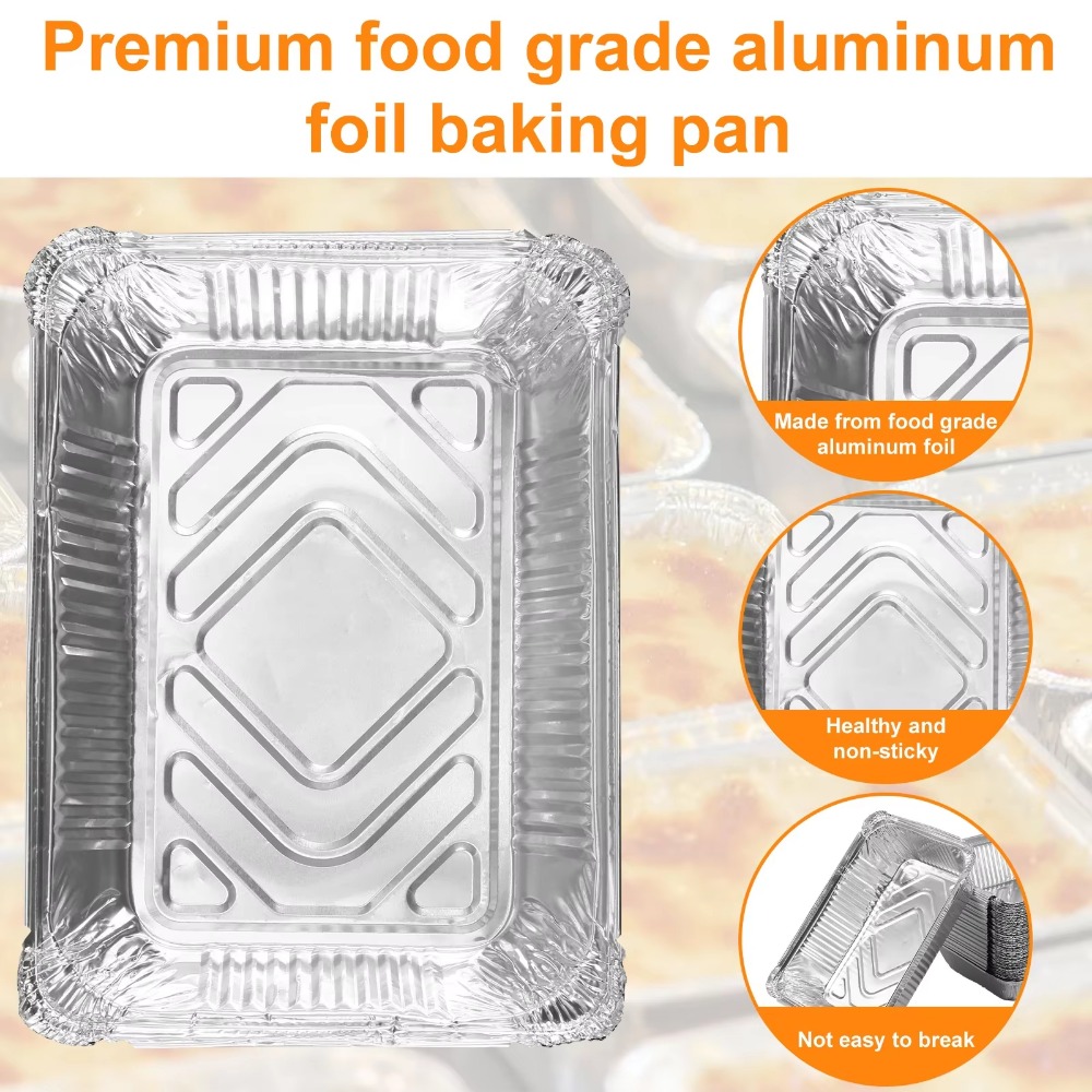 10PCS Disposable Aluminum Foil - Kitchen Baking Tray Storage ulasan dan harga