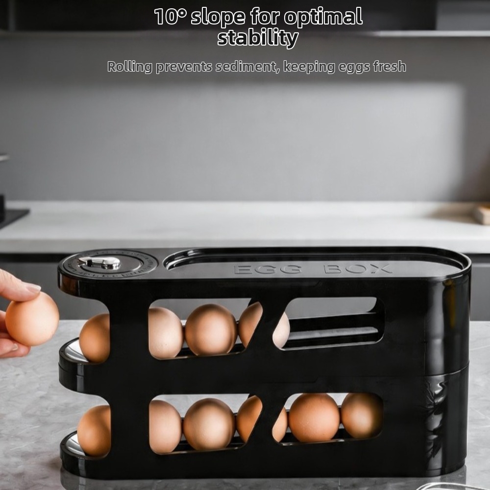 Large Capacity Eggs Storage Bo - Kitchen Baking Tray Storage ulasan dan harga