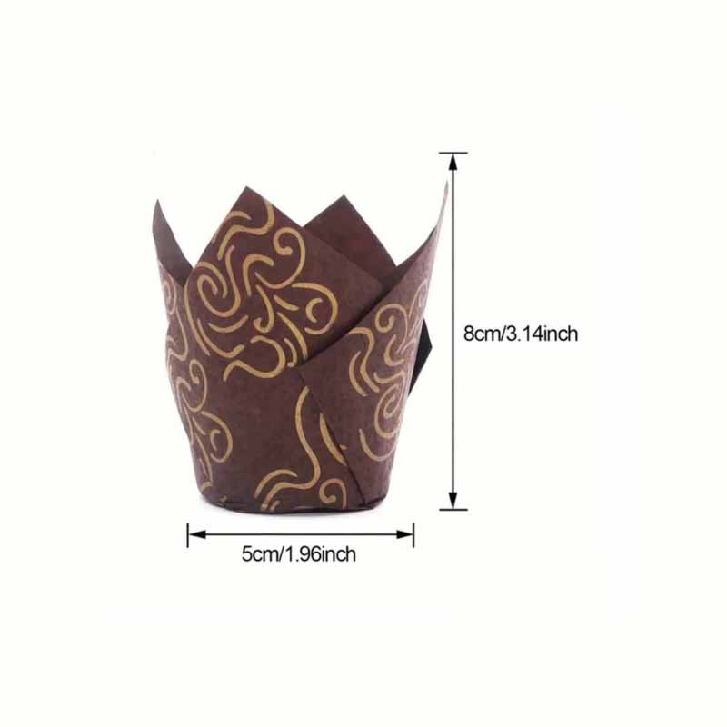 50Pcs/100Pcs/200Pcs Tulip Cake - Kitchen Paper For Baking ulasan dan harga