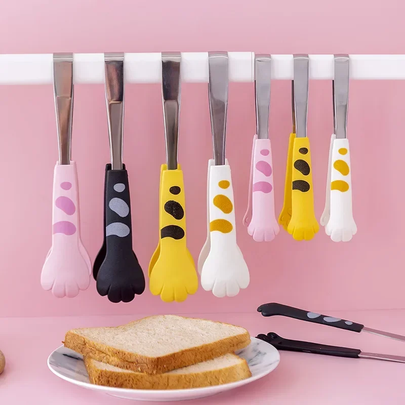 Cat Paw Shape Food Tongs Cute  - Kitchen Baking Ware ulasan dan harga