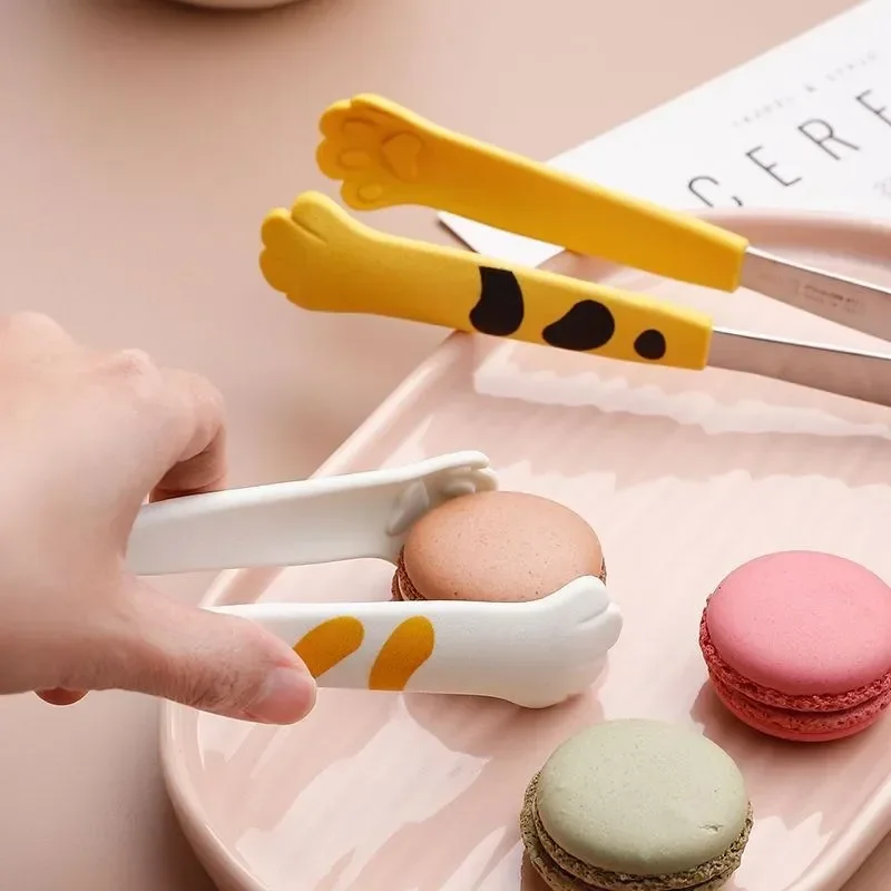 Cat Paw Shape Food Tongs Cute  - Kitchen Baking Ware ulasan dan harga
