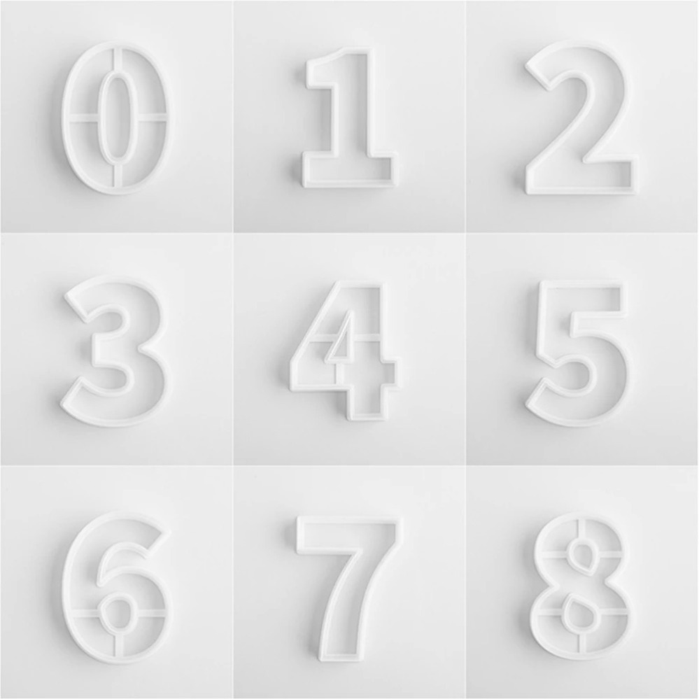Large Numbers Cookie Cutters B - Kitchen Baking Products ulasan dan harga