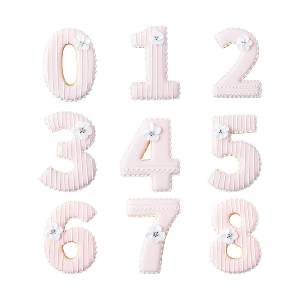 Large Numbers Cookie Cutters B - Kitchen Baking Products ulasan dan harga