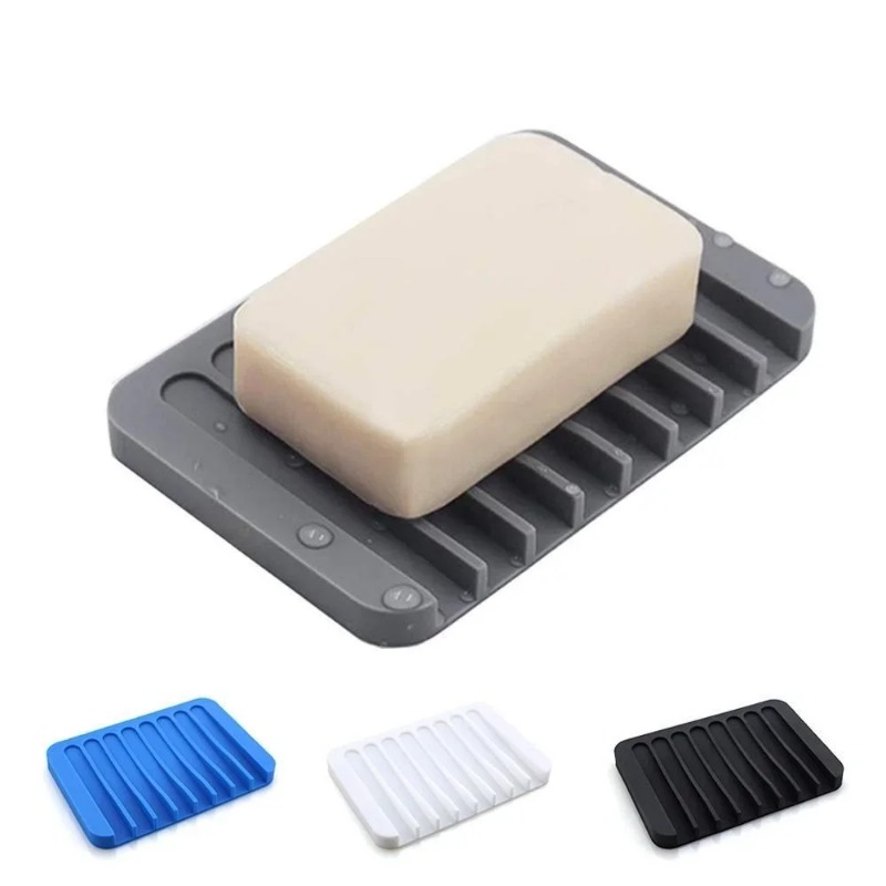 Self Draining Soap Holder Sili - Kitchen Baking Tray Storage ulasan dan harga