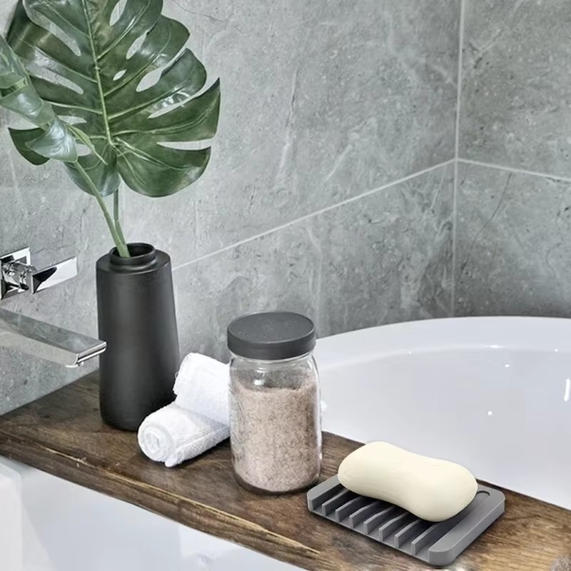 Self Draining Soap Holder Sili - Kitchen Baking Tray Storage ulasan dan harga