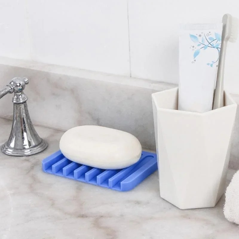 Self Draining Soap Holder Sili - Kitchen Baking Tray Storage ulasan dan harga