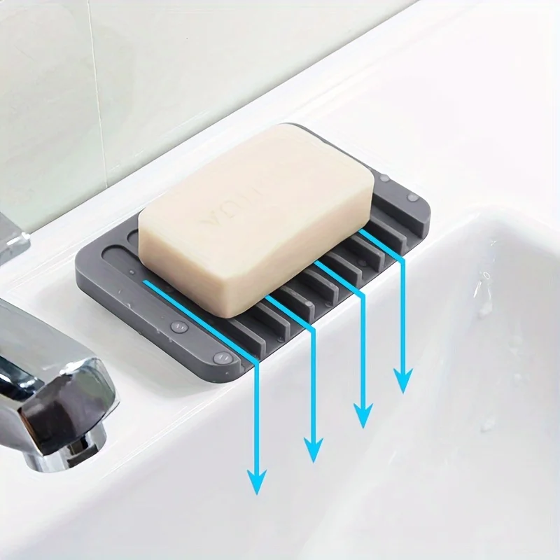 New 1PC Silicone Draining Soap - Kitchen Baking Tray Storage ulasan dan harga