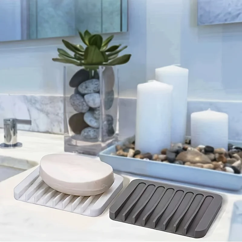 New 1PC Silicone Draining Soap - Kitchen Baking Tray Storage ulasan dan harga