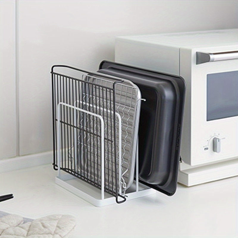 Vertical Cutting Board Rack Fo - Kitchen Baking Tray Storage ulasan dan harga