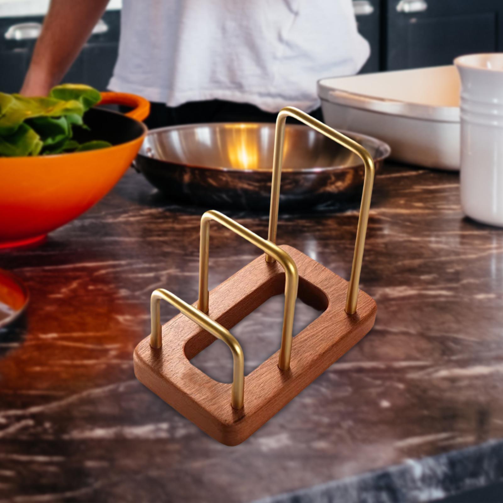 Cutting Board Rack Pot Lid Rac - Kitchen Baking Sheet Organizer ulasan dan harga