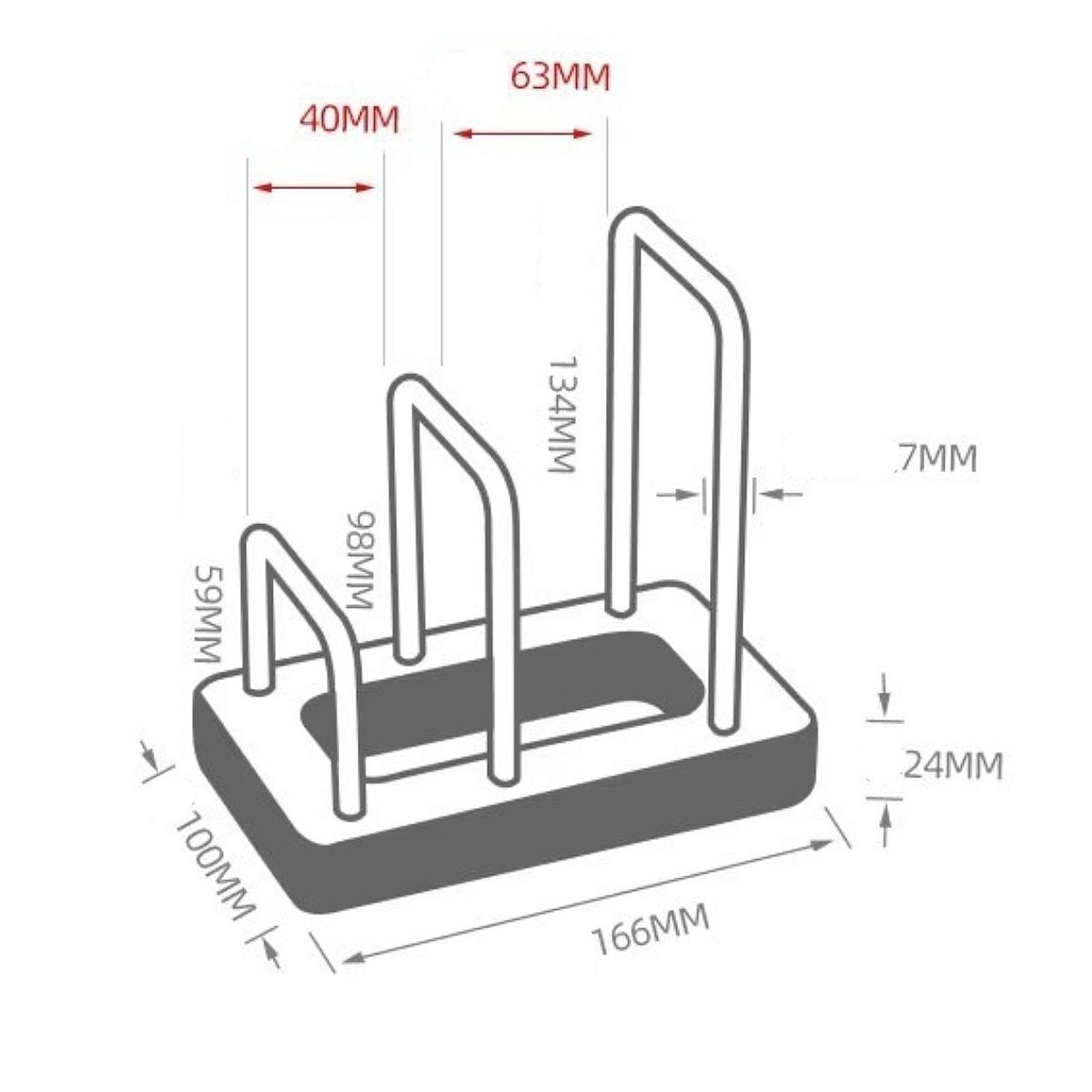 Cutting Board Rack Pot Lid Rac - Kitchen Baking Sheet Organizer ulasan dan harga