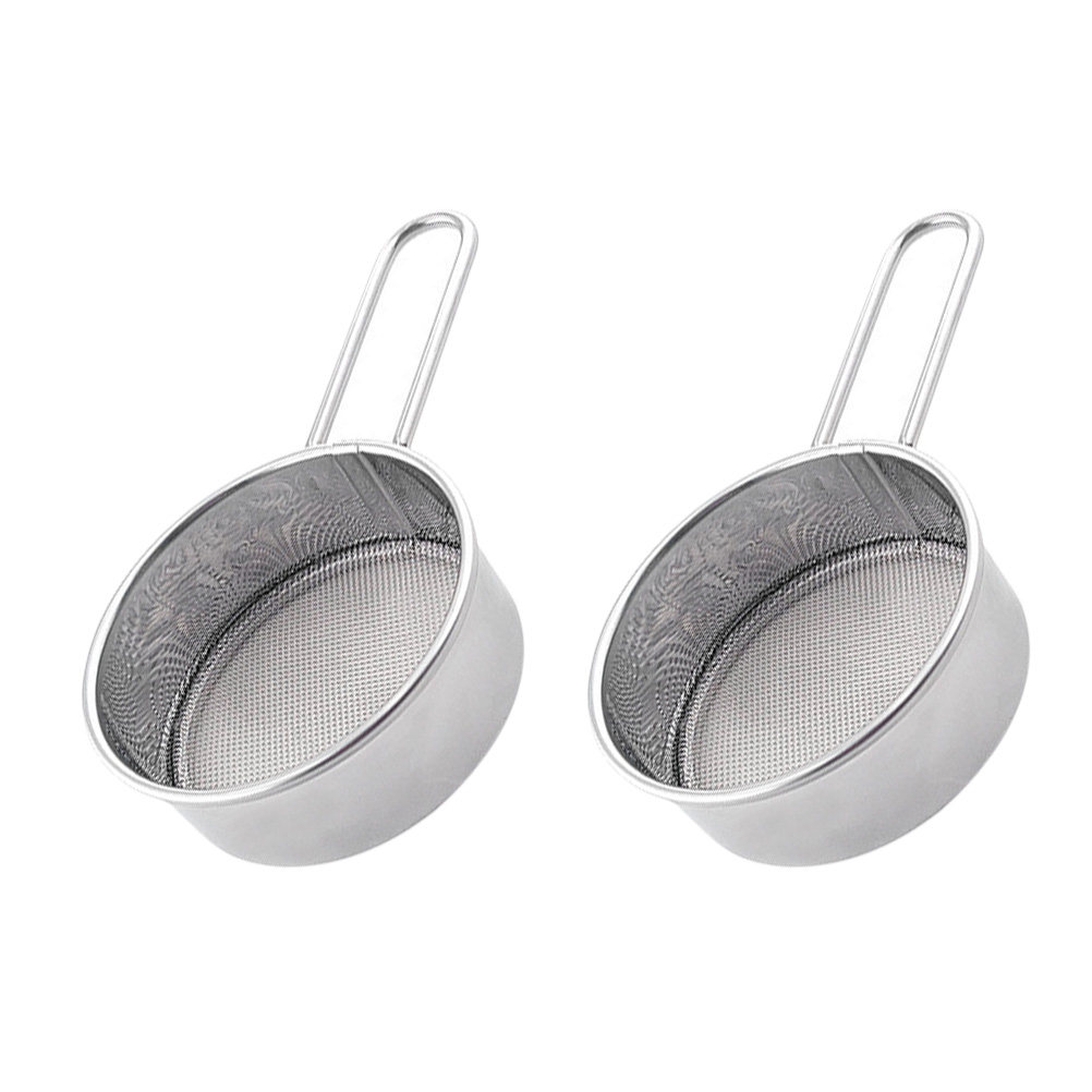 2Pcs Stainless Steel Flour Sif - Baking Powder Kitchen ulasan dan harga