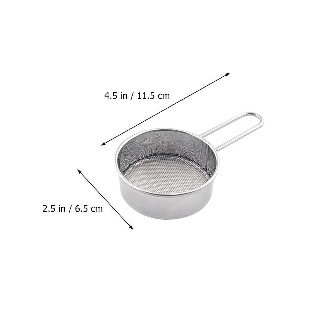 2Pcs Stainless Steel Flour Sif - Baking Powder Kitchen ulasan dan harga