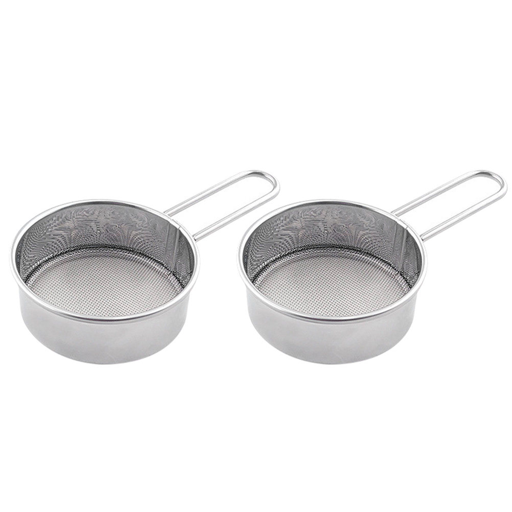 2Pcs Stainless Steel Flour Sif - Baking Powder Kitchen ulasan dan harga