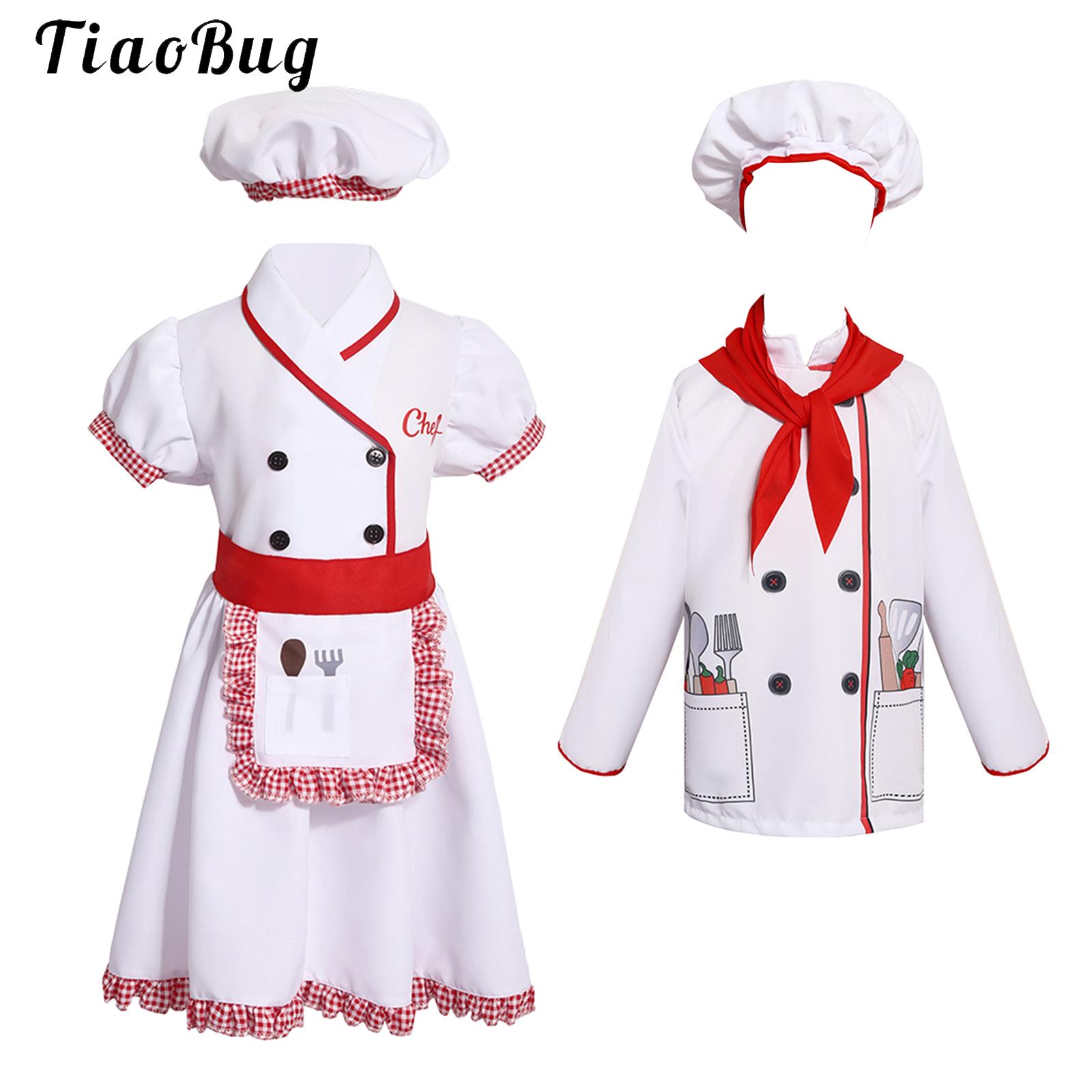 Kids Chef Costume Boys Girls C - Cooking Chef Xl ulasan dan harga