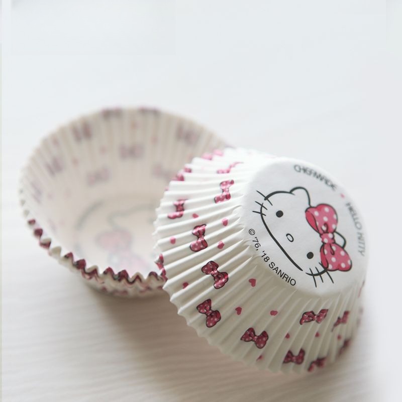 Hello Kitty Printed Cupcake Li - Kitchen Paper For Baking ulasan dan harga
