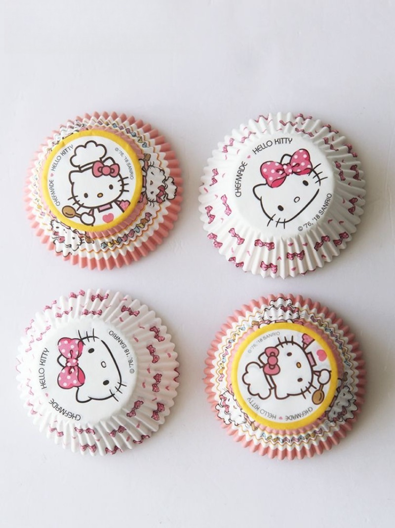 Hello Kitty Printed Cupcake Li - Kitchen Paper For Baking ulasan dan harga