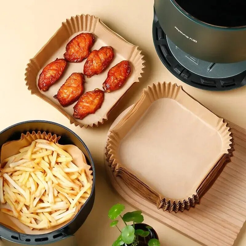 50Pcs Air Fryer Disposable Pap - Kitchen Paper For Baking ulasan dan harga
