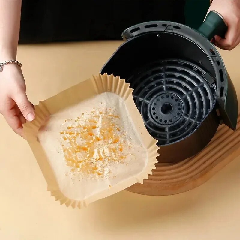 50Pcs Air Fryer Disposable Pap - Kitchen Paper For Baking ulasan dan harga
