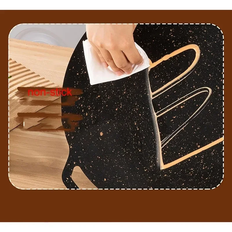 Thin Korean Grill Pan,Round BB - Kitchen Baking Tray Organiser ulasan dan harga